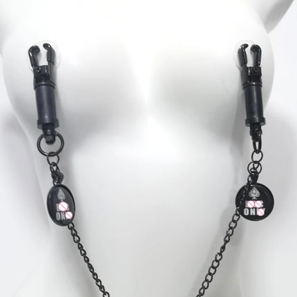 Nipple Clamps Spades Pattern Metal Nipple Clamps Unisex BDSM Games Teasing Stimulating Nipples Adult Sex Toys for Couples 18+