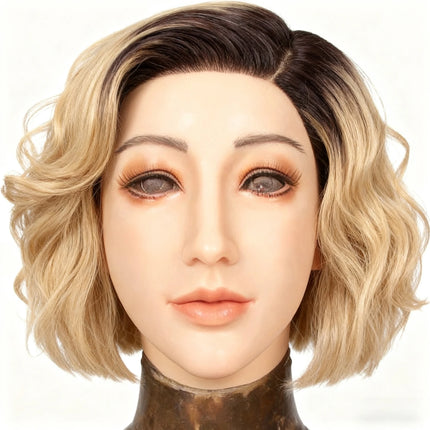 High-Quality Silicone Face Masks Crossdresser Fake Faces Drag Queen Stage Performance Cosplay Crossdressing Sissy Transgender