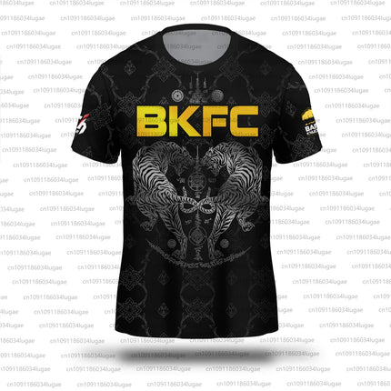 BKFC Boxing Fan Fightwear Men Women Breathable Sportswear Man Kids Summer Casual Round Neck T-shirt Male Short Sleeves Tops Tee