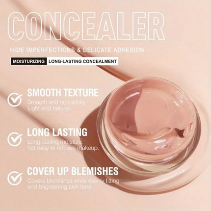Waterproof Lasting Concealer Cream Moisturizing Full Cover Acne Mark Dark Circles Contour Concealer Makeup Palette Face Makeup