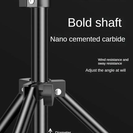 170cm Stretchable Holder Adjustable Height for Mobile Phone Live Support Tripod Multi-functional Recording Selfie Landing Tripod
