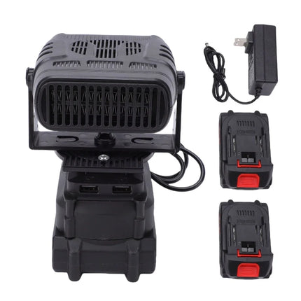 50W Car Heater 360 Rotation Quiet Anti Tip Over Defogger For Electric Tricycle Construction Site Outdoor