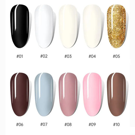 Glossy 8ml Nail Polish No-bake False Nail Nail Art Manicure Quick Dry Tearable Nail Art Oily Mood Nail Polish Woman