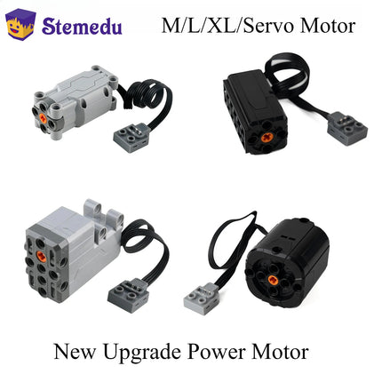 New Upgrade High Torque Speed Power Motor Building Block Part High-Power Group MOC Technology Car Truck Power Modify Accessories