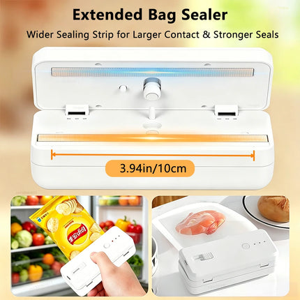 Plastic Bags Sealer Portable Mini Bag Heat Sealer Rechargeable Handheld Food Packaging Sealing Machine Thermal Bags Sealer