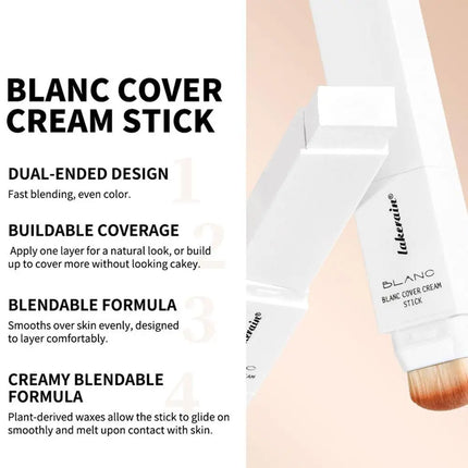 Three Models 2-in-1 Color-Changing Foundation Stick Multifunctional Foundation Liquid Lightweight Moisturizing Brightening