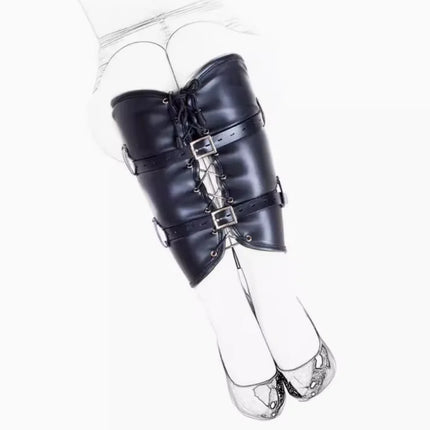 1PC Sex Slave Bondage Outfits Behind Back Bondage Armbinder，Leather Straight Jacket BDSM Restraints Slave Sex Toys For Couples