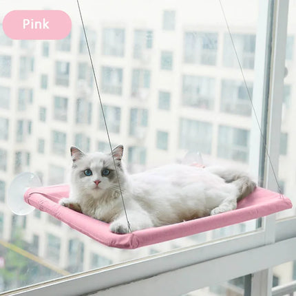 Pet Cats Hammock Kitten Climbing Frame Hanging Cat Bed Suction Cup Bed House Removable Window Hammock Easy Clean Cat Accessories