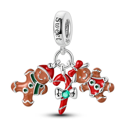 Charms Plata De Ley 925 Red Color Series Charm Red Elephant Animal Fruit Beads of Original Fits Women Anniversary Jewelry Charms