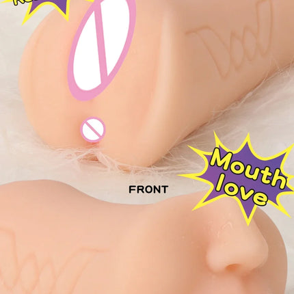 Male Masturbator 3 In 1 Realistic Vagina Sexy Toys For Men Pocket Pusssy Pussy Blowjob Masturbation No Vibrator Adults Sex Goods