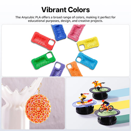 ANYCUBIC PLA 3D Printer Filament 1.75mm 1kg/Roll PLA Filament 3D Printing Material For Toy Model Printing FDM 3D Printer