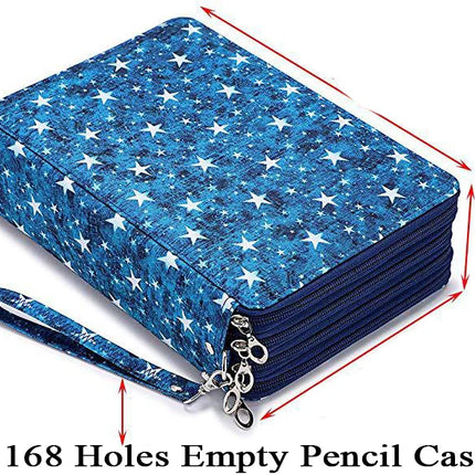 72/120/168/200 Slots School Pencil Cae for Girls Stationery Box Organizer Large Capacity Pencilcase Kawaii Pen Bag Office Pouch