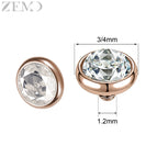 Style 12-1PC / Retainers & Hide-it Jewelry / 4mm-diameter