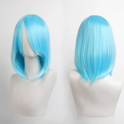 Synthetic Medium Length Cosplay Wig, Adjustable Headband,Multiple colors