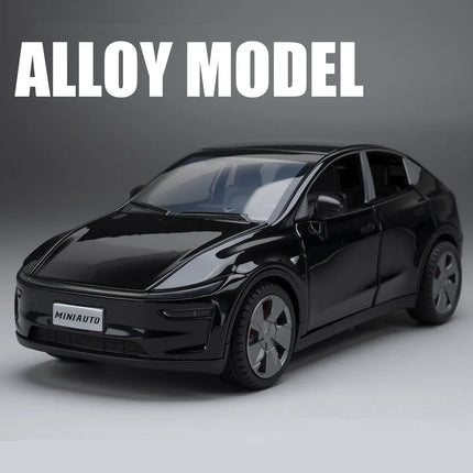 1:32 2026 Model Y SUV Alloy Car Model Diecast Metal New Energy Car Vehicle Model Simulation Sound Light Collection Kids Toy Gift