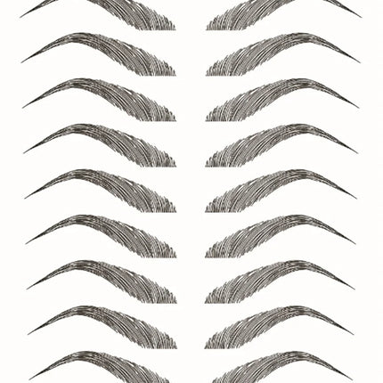4D Hair Like Eyebrows Makeup Waterproof Eyebrow Tattoo Sticker Long Lasting Natural Fake Eyebrow Stickers Cosmetics 10 pairs 1PC