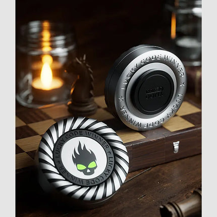 Little devil Metal Ratchet luminous Fidget spinner EDC Fidgeting toys Stress - relieving juguetes sensoriales adulto kids gift