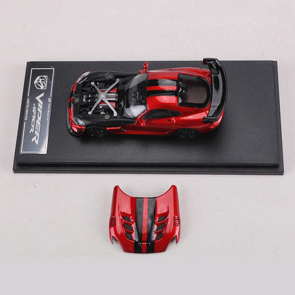 Hone Model 1:64 Dodge Viper ACR Alloy Model Car Magnetically Attracted Engine Hood