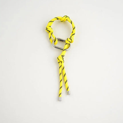 HOT Original Designed Nylon Woven Rope Keychain With Baseball Decor Sporty Style Bag Pendant DIY Trendy Fashion Pendant Gifts