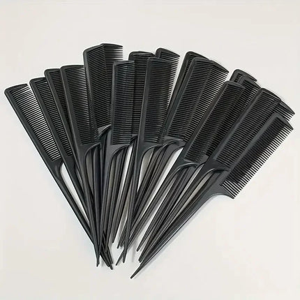 5pcs Rat Tail Comb Set, Distribution Styling Hair Comb, Edge and Back Brushes to Smooth Hair，Special for real hair wigs