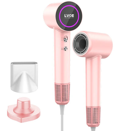 1600W High Speed Hair Dryer Smart Leafless Home Hairdryers Fast Drying High Power Low Noise Negative Ionic Hair Shop Blow Dryer