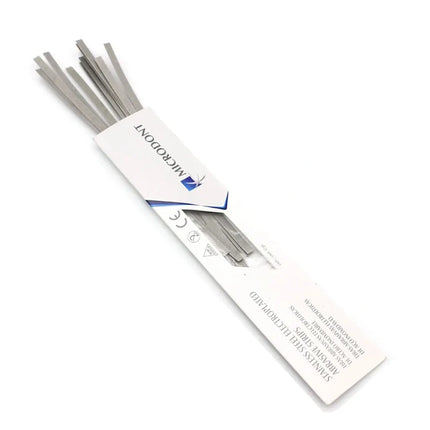 MICRODONT Dental Polishing Strips 3 Types Stainless Steel Abrasive Sanding Saw Stick Orthodontic Polyester Fiber Finishing Tools