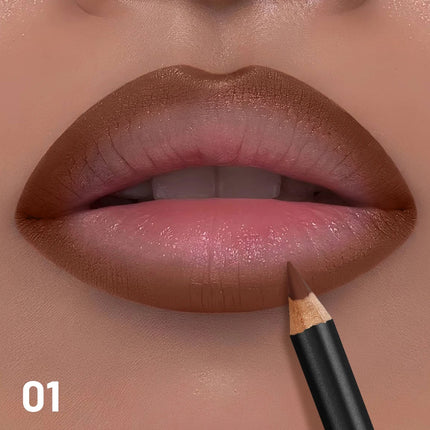 Luxury Matte Lip Liner - Long-Lasting Smooth Application Versatile Shades for Perfect Outline And Filling All Skin Types