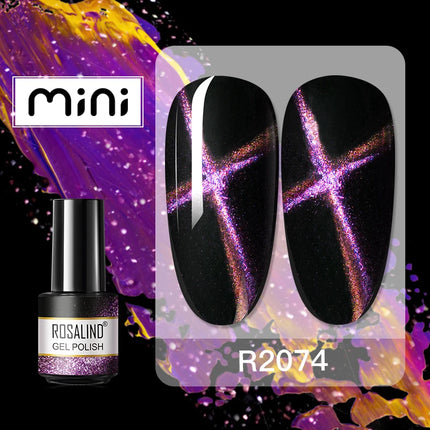 ROSALIND Temperature Changed Gel Nail Polish Soak Off Gel Varnishes Nail Art Semi Permanent Base Top Coat UV Nail Gel Polish