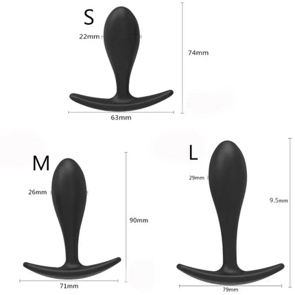 3 Size Silicone Anal Butt Plug Ass analplug butplug Dildo For Walk Prostate Massage Adult Game Sex ToyFor Men Women Gay Sex Shop