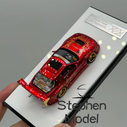 Error 404 1:64 RX-74 FC Twerkstallion Red Golden Wheel Resin Car Model Collection