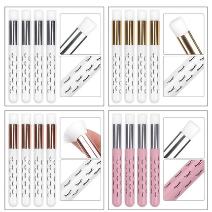 5/20/50pcs Eyelash Cleaning Brush Lash Shampoo Brush for Eyelash Extensions Peel Off Nose Pore Blackhead Remover Makeup Tool