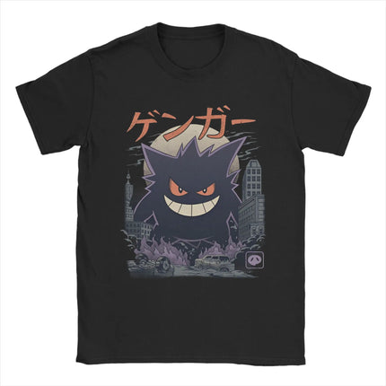 Pokemon Anime Slowpoke Taking It Slow Printed T-shirt Summer Men's and Women's Trendy Loose Casual Y2K Short Sleeve 2026 New