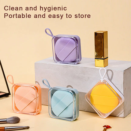 Makeup Sponge Holder Air Cushion Container Beauty Storage Case Travel Protable Cosmetic Puff Holder Box Empty Eco-Friendly