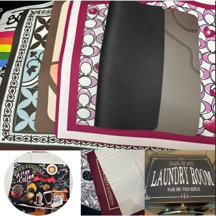 Minimally Styled Coffee Machine Mat and Anti-Slip Kitchen Mat, Kitchen Water and Anti-Slip Mat, Kitchen Dining Mats