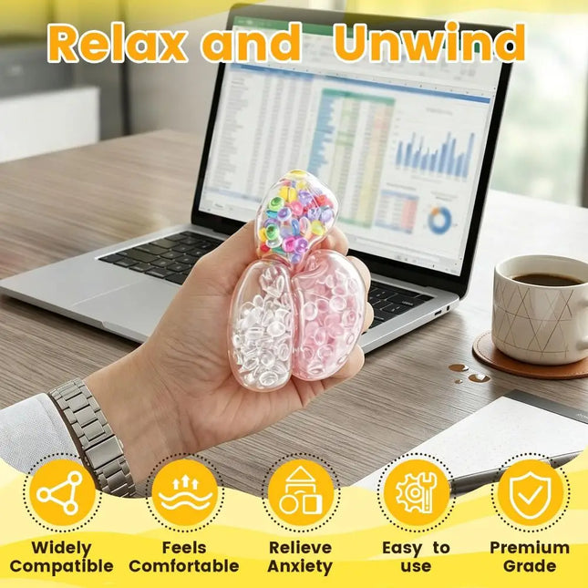 TPR DIY Ball Shell Kit Round Refillable DIY Stress Ball Making Kit Tear Resistant Stretchy Squishy Ball Making Kit Hands on Play