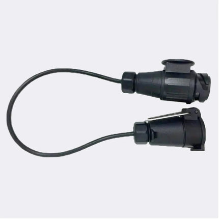 12V Car Adapter Connector Plug 7 Pin To 13 Pin Round Connector Towing Trailer Plug Truck Part Trailer Light Extension Adaptor