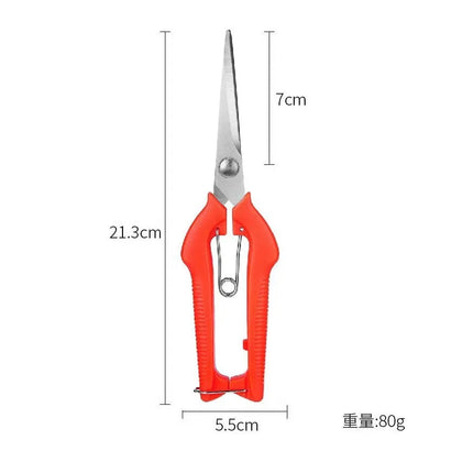 Pruning Shears Grape Scissors Garden Tool Vegetable Patch Bonsai Professional  Stainless Steel Fruit Picking With Lock New