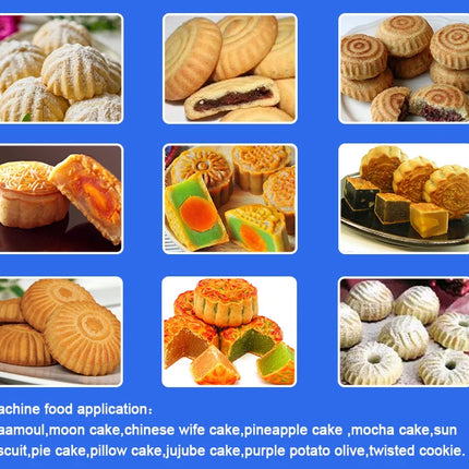 SV- 208 Multifunctional Automatic Small Date Maamoul Maker Machine Line Moon Cake Making Machine