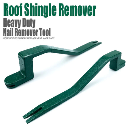 Green Roof Shingle Remover Heavy Duty Nail Remover Tool DIY Snake Shape Portable Roofing Installation and Removal Tool