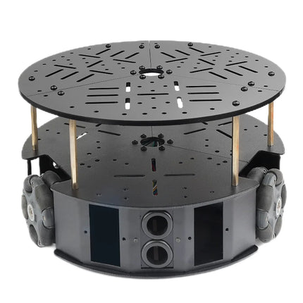 5kg Load 58mm Omnidirectional 3 Wheel Chassis With DC Motor 3WD Omni Mobile Robot Omni Robot Smart Car for Arduino Robot DIY Kit