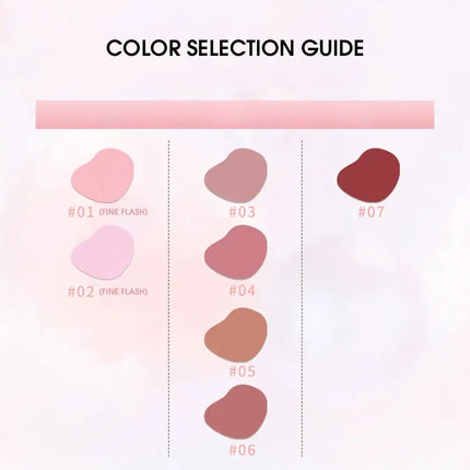 AimAnpu Monochrome Honey Powder Blusher High Gloss Natural Brightening Rouge Setting Cream