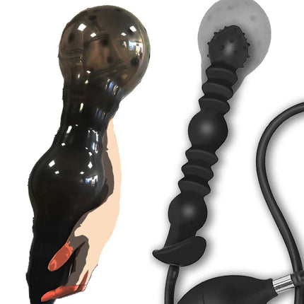 BDSM Inflatable Anal Plug Huge Dildo Pump Expansion Diameter 13cm Expandable Big Butt Plug Prostate Massage Ass Dilator Sex Toys