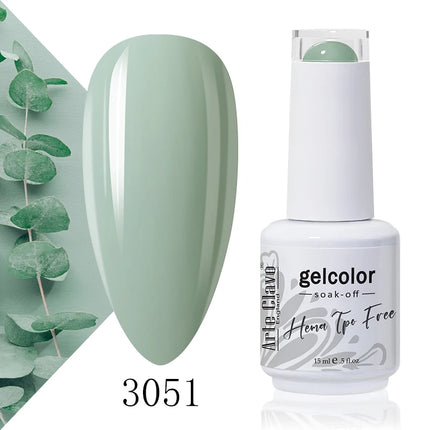 Arte Clavo Colourful Gel Nail Polish Nail Art Gel Varnishes Macaron Color Nail Semi Permanant Soak Off LED UV Gel Nail Varnishes
