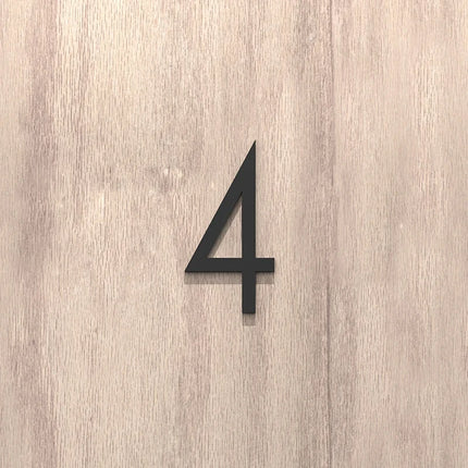 On The Door Extra Apartment Floating Exterior House Hotel Building 3D Digits Number Art Nordic Home Decor Wall Sticker Acrylic