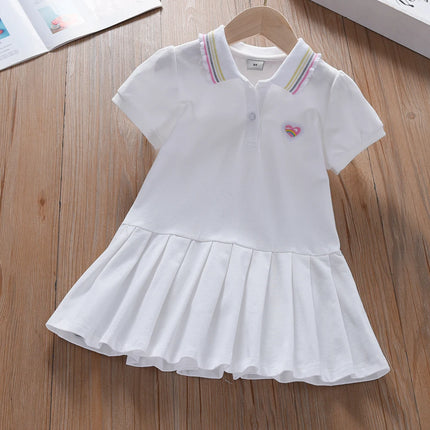 Girls Clothes 2025 New Summer Princess Dresses Short Sleeve Kids Dress Baby Dresses for Children Clothing 2-6Y