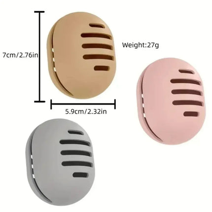 1PC Makeup Sponge Holder Eco-Friendly Silicone Multi-hole Beauty Sponge Storage Case Travel Protable Cosmetic Puff Holder Box