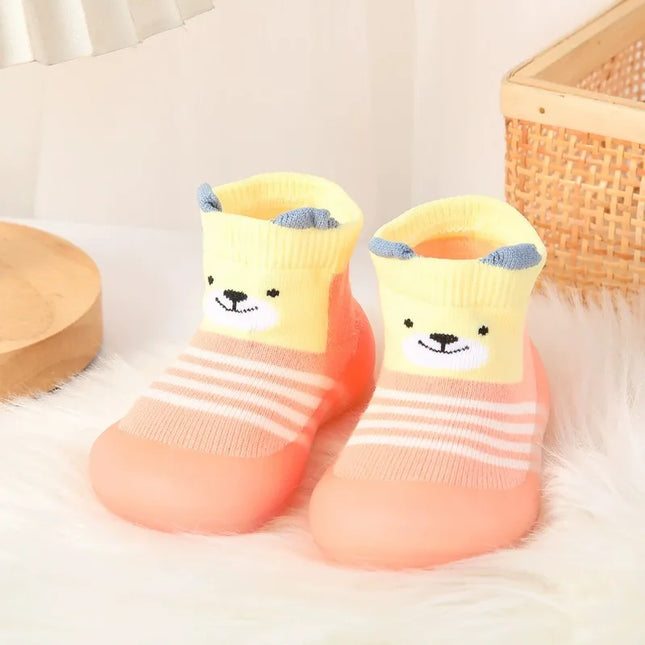 0-3Y Baby Walkers Soft Sole Socks Shoes Breathable Indoor Outdoor Non-Slip Floor Footwear Toddler Boys Girls Spring Autumn‌