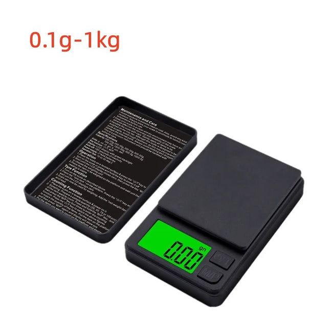 100/1000g 0.01g Mini Digital Scale High Precision Electronic Pocket Scale Jewelry Weight Kitchen Portable Electronic Scale