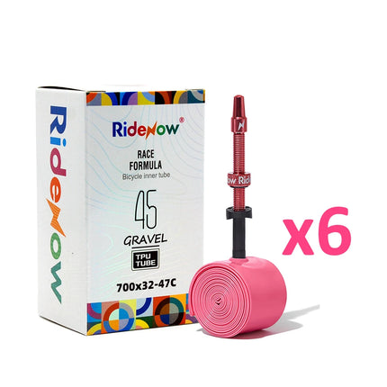 Ridenow External Thread Tube Metal Nozzle Tpu Inner Tube 29Inch 700x32-47c Tube Gravel 45g Bike Tyre MTB Road Bike Inner Tube