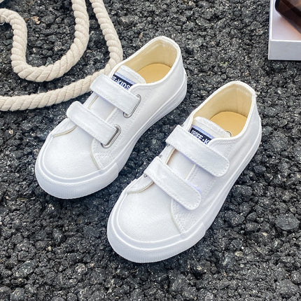 5059 Spring and Autumn New Fashion Children's Canvas Shoes Solid Color Boys and Girls Board Shoes Korean Soft Sole Skateboarding